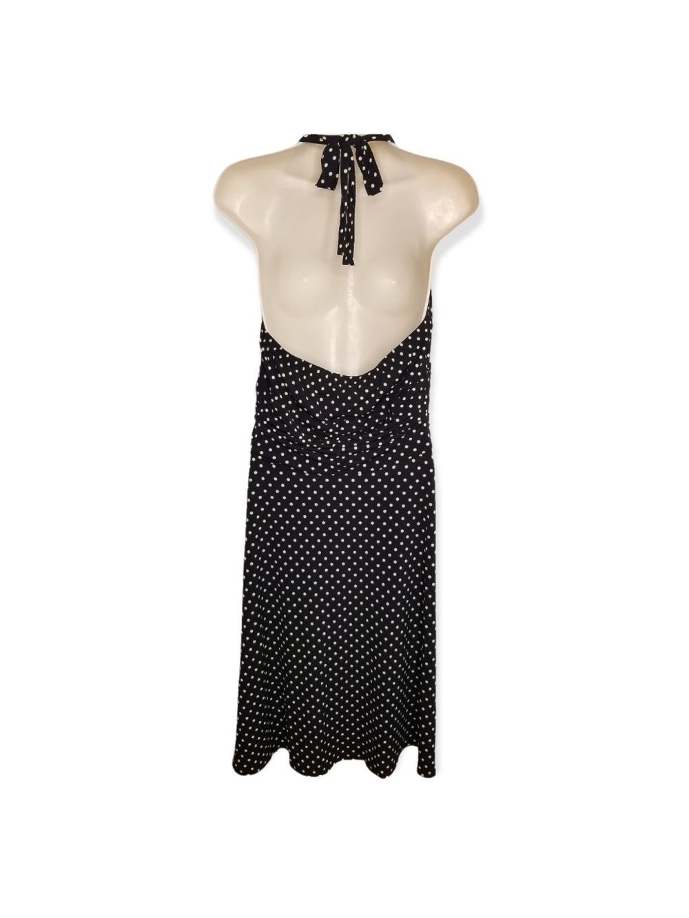 Ronnie Nicole Polka Dot Tie Back Women's Dress Size 12 - Picture 7 of 8